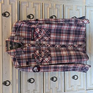 Like new! Affliction Black Mens Shirt